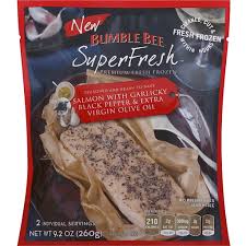 Bumble Bee Salmon Garlic Black Pepper Frozen Fish Heat N Eat Foodtown