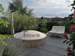 Badefass Gfk Thermoholz Mit Integriertem Ofen Wellness Royal Daniela Hollenthon Osterreich Badefass Sonnenschutz Garten Whirlpool
