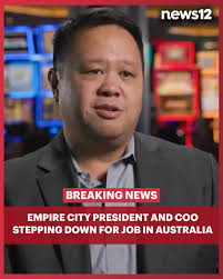 BREAKING NEWTara Rosenblum has learned that Empire City's president and COO  is stepping down for job in Australia. Ed Domingo has overseen operations  of the historic casino ever since MGM acquired the