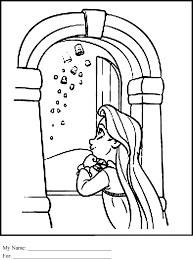 Baby rapunzel coloring pages hand drawing. Pretty And Fabulous Rapunzel Coloring Pages 101 Coloring