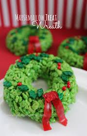 Marshmallow Treat Wreath Krispie Treats Christmas Rice Krispie Treats Christmas Rice Crispy Treats Christmas