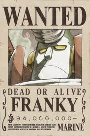 Wanted is writtén in bold ánd uppercase letters abové the image. Resultado De Imagen Para Wanted Poster Franky One Piece Zeichnung One Piece Manga One Piece Steckbrief