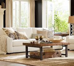 Griffin Reclaimed Wood Coffee Table Coffee Table Pottery Barn Pottery Barn Turner Sofa Coffee Table