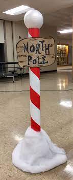North Pole Sign Office Christmas Decorations Outdoor Christmas Decorations Christmas Decorations Diy Outdoor