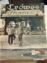 BLACK CROWES OMAHA NEBRASKA ALBUM PROMOTIONAL AD ORIGINAL VTG 1992 AD,