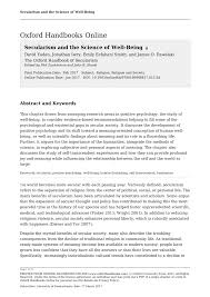 Pdf Secularism And The Science Of Well Being