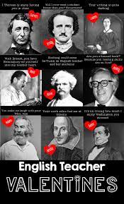 English Teacher Valentines Funny Valentines To Give Your Students Teacher Puns English Teacher Humor Teacher Memes
