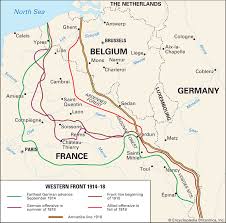 This series is a revised version of a first world war map. Battle Of Mons Facts History Significance Britannica