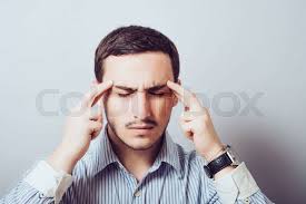 The man put his fingers in his mouth