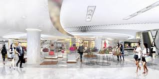 Cgi Of Luxury Duty Free At Lotte Sogong Dong Dutyfree Retaildesign Luxury Gold Cgi Render Architect Design Retail Design Architect