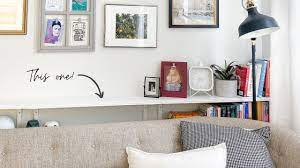 This caraway 23.25 x 68.13 over the toilet cabinet from sauder sundial is made in the united states of america. Diy Behind The Sofa Floating Ikea Shelf Behind The Sofa Series Part 1 Youtube