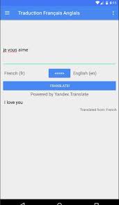 Afin d'avoir votre traduction automatique et instantanée à partir de: Traduction Francais Anglais For Android Apk Download