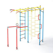 Gymnastic Equipment Outdoor Turn Station Fittop Climbing Island Climbing Frame Children Sports Equipment For Garden Wit Pull Up Bar Gymnastics Climbing Frame