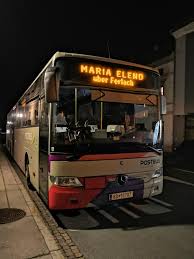 Austrian railways (öbb) operates a train from venezia s. Last Bus Of The Day Waiting For Departure In Klagenfurt Austria Operated By Obb Postbus Maria Elend Calling Austria