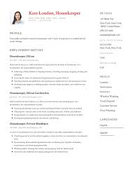 With a hotel and hospitality resume, you could start out as a crew member or housekeeper and work your way up to being a front desk clerk. Resume Guide Housekpeer 12 Resume Samples Pdf 2020