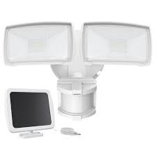 Lepower Led Solar Power Battery Operated Flood Light With Motion Sensor Wayfair