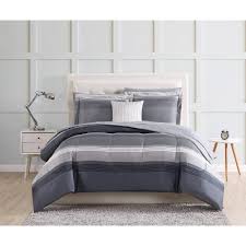 Teal/gray penny reversible down alternative comforter mini set. Gray Twin Bedding Target