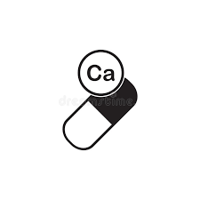 Mineral Vitamin Ca Supplement For Health Capsule With Calcium Element Icon Healthy Symbol Vector Illustration Isolated On White Stock Vector Illustration Of Dose Molecule 173575058