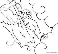 Asclepius the greek god of medecine. Zeus Coloring Page Coloringcrew Com