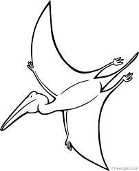 Stats on this coloring page. Very Easy Pteranodon Coloring Page Coloringall