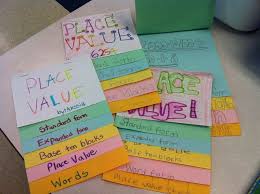 place value flip chart love foldables math school