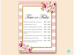How much do you really know about the latest and greatest android smartphones out there? Pink Chic True Or False Trivia Baby Shower Printabell Express