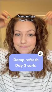 Curly Hair Damp Refresh Tutorial