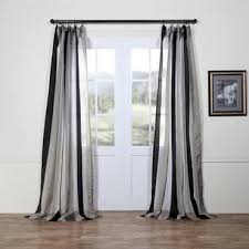Black And Silver Striped Curtains Buy Antigua Gold Striped Linen Sheer Curtain Drapes Half Price Drapes Drapes Curtains Sheer Linen Curtains