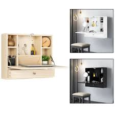 Target/furniture/fold down wall desk (9)‎. Fold Down Wall Desk Mounted Folding Units Student Desk For Bedroom Small Kitchen For Sale Online Ebay