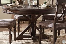 Shop for brown dining chairs in shop by color. Cardano Dark Brown Round Dining Room Set From Homelegance Coleman Furniture