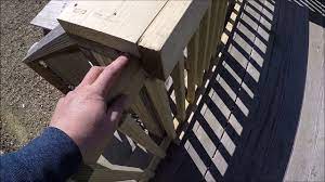 Sliding Deck Gate Diy Under 60 Youtube Deck Gate Deck Designs Backyard Patio Deck Designs