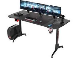 Urbain home engineered wood powder coated finish big size foldable study desk/work from home 2 seater folding dining table (walnut) 4.5 out of 5 stars. Office Computer Gaming Desks Newegg Com