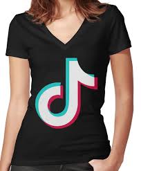 Tik Tok Women S Fitted V Neck T Shirt V Neck T Shirt Women Classic T Shirts