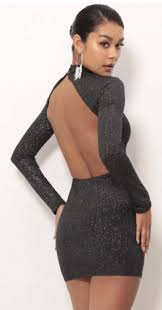 Lucy In The Sky Black Crystal Open Back Dress Size Xs Fashion Clothing Shoes Accessories Womensclothing Dresses Ebay Dresses Fashion Striped Shift Dress