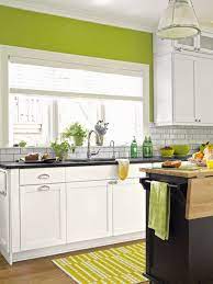 A Busted Open Brightened Up Kitchen Green Kitchen Decor Green Kitchen Walls Green Kitchen Designs