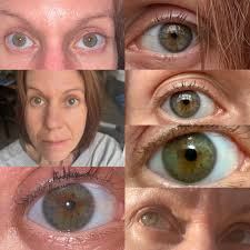 Are my eyes Hazel? I always put down green my mom's eyes were brown my dad  blue my siblings and I have pretty much the same eye color