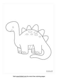 Most loved by kindergarten kids, this dinosaur coloring printable is available in jpg format. Cute Dinosaur Coloring Pages Free Dinosaurs Coloring Pages Kidadl