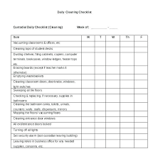Business Cleaning Checklist Template Merrier Info