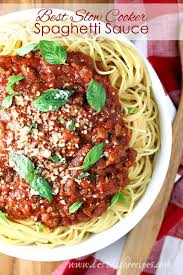 Best Slow Cooker Spaghetti Sauce Recipe Slow Cooker Spaghetti Slow Cooker Spaghetti Sauce Best Spaghetti Sauce