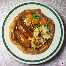 Giant Sausage Mash Stuffed Yorkshire Pudding Recipe Sugar Pink Food