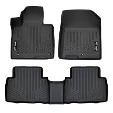 Smartliner Custom Fit Floor Mats 2 Row Liner Set Black For 2019 Hyundai Santa Fe 5 Passenger Models You Can Find Out Mo In 2020 Hyundai Santa Fe Hyundai Cargo Liner