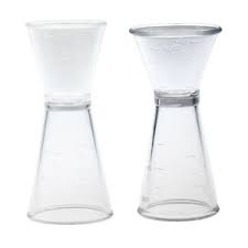 Details About 2pcs Pc Double Jigger Cocktail Drink Measuring Cup Bar Tools Accessories