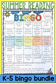 Bingo At Home App Game Ideas Summer Reading Bingo Bundle School Library Activities Library Lessons Library Lessons Elementary