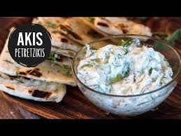 Greek Tzatziki Sauce By Greek Chef Akis Petretzikis The Authentic Greek Recipe For The Famous Traditional Greek Tzat Greek Dip Recipes Tzatziki Tzatziki Sauce