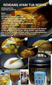 Rendang Ayam Tua Pressure Cooker Recipes Recipes Cooking Recipes