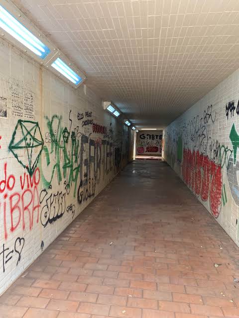 Passagem subterranea pra pedestres no Eixo em Brasilia - Df : r/espacosliminares