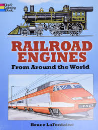 The last steam locomotive ran on december 6, 1995. Railroad Engines From Around The World Coloring Book Dover History Coloring Book Bruce Lafontaine 9780486423784 Amazon Com Books