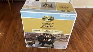 Hampton bay fire pit crossfire. Hampton Bay Outdoor Fire Pit Youtube