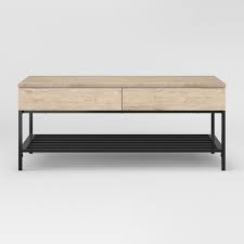 The coffee table is the glue that brings the style and the social aspects of a living room or family room together. Loring Coffee Table Vintage Oak Project 62 Target