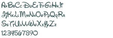 Updates in version 4.2 include a new title (formerly walt disney script), new license, some new ligatures and alternates (see included text file), plus the. Walt Disney Script Font Download Free Truetype Disney Font Free Disney Font Disney Silhouettes